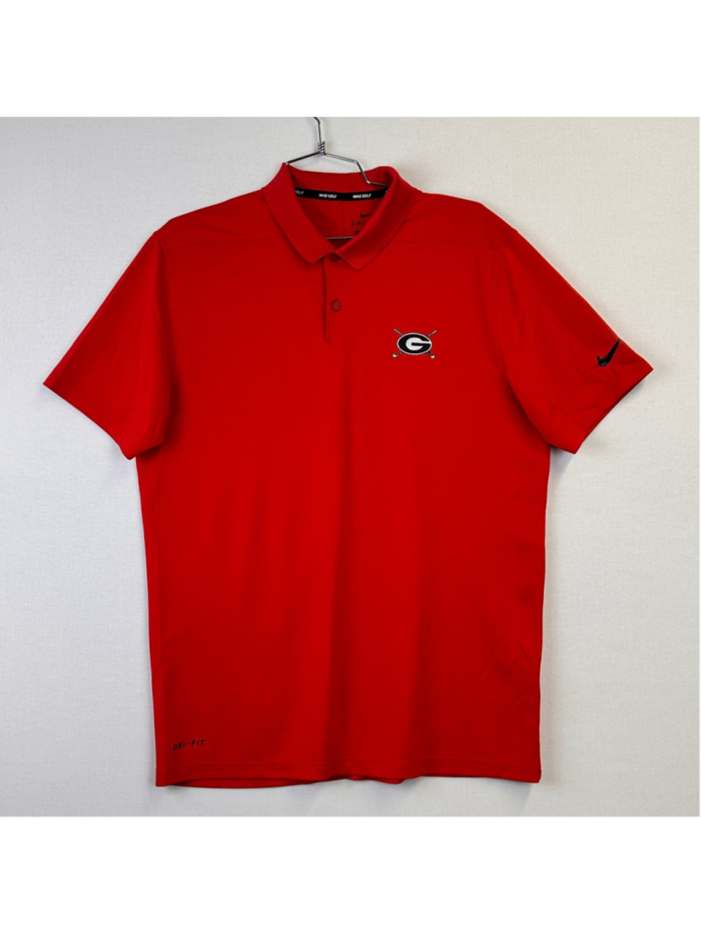 Nike Golf Dri-FIT Georgia Bulldogs Polo Red Men's M